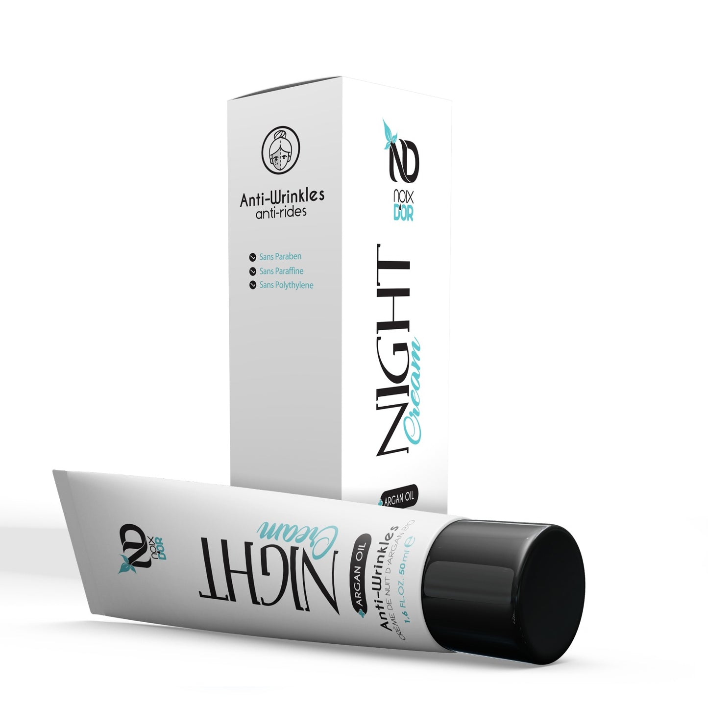 CRÈME DE NUIT À L'HUILE D'ARGAN - Noix d'or Maroc