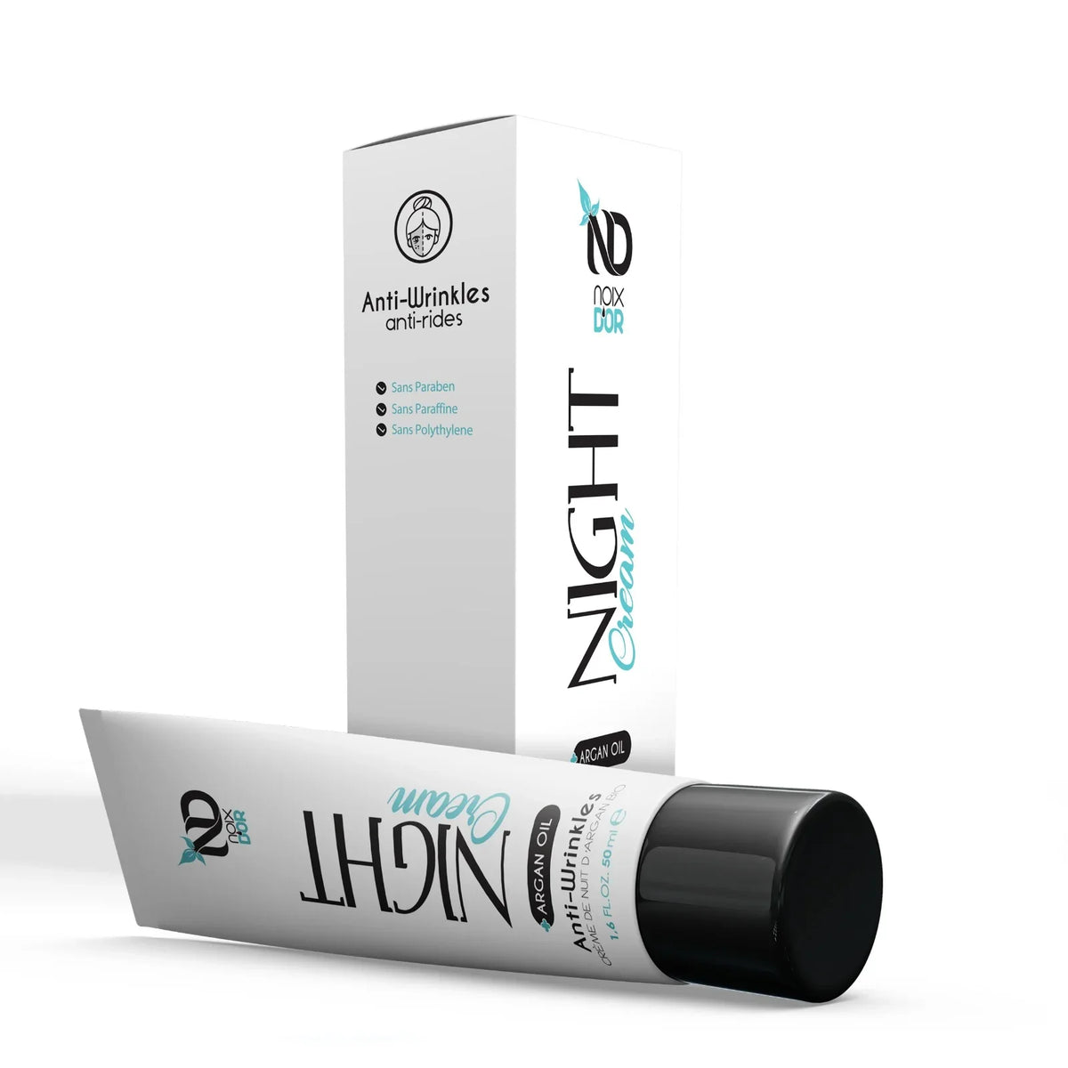 Noix d'Or Anti-Wrinkles Argan Oil Night Cream tube and box
