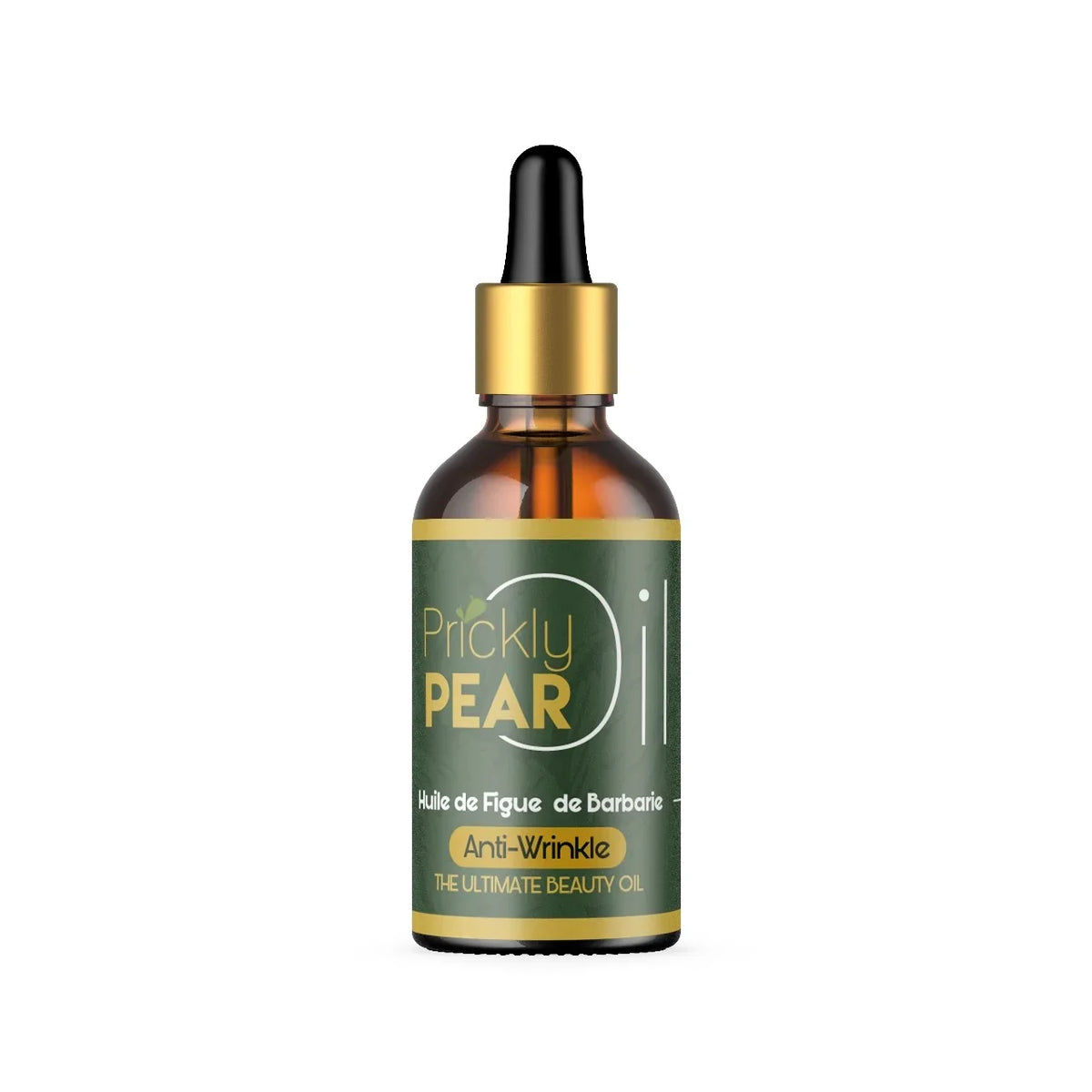 Noix d'Or Prickly Pear Anti-Wrinkle beauty oil bottle with dropper